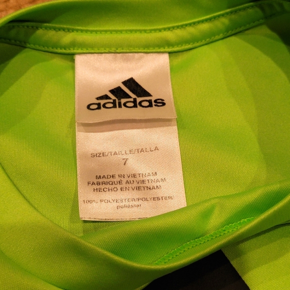 Adidas Neon Green T-shirt 7 - Picture 2 of 4